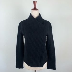 Marc NY Performance Black Quilted Bomber Jacket